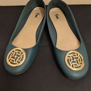 Dark Teal Flats
